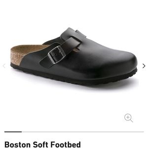 Black Boston Softbed Birkentsocks